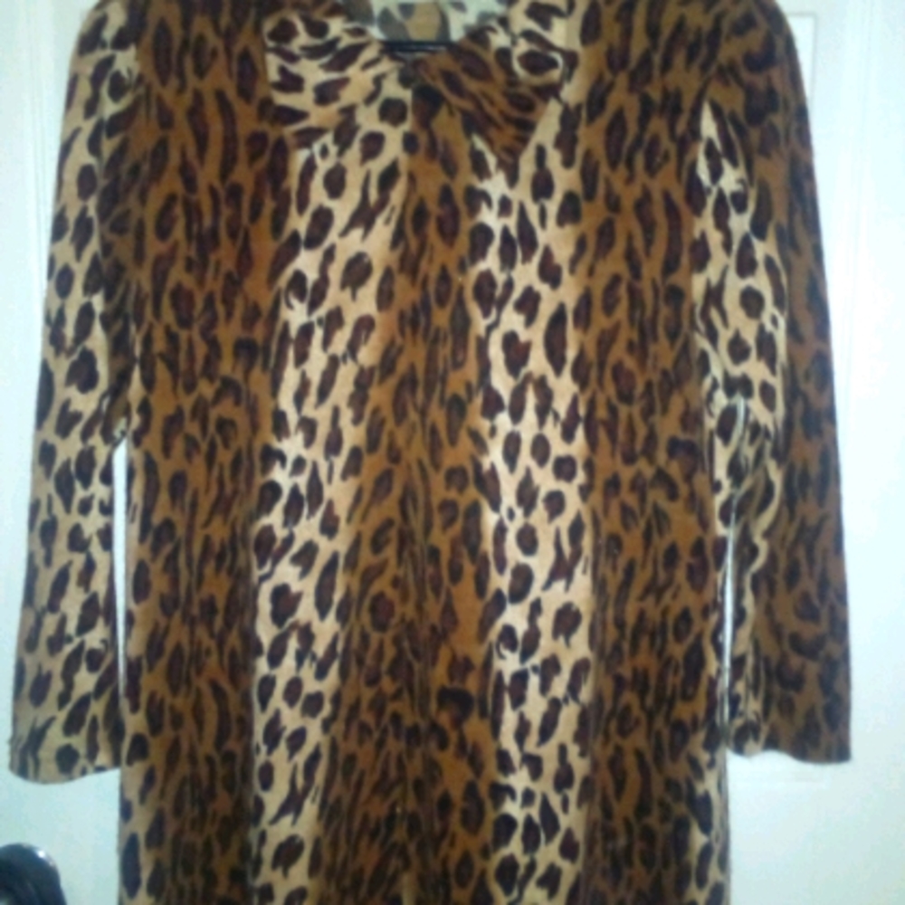 Angora knit swinging sweater/dress